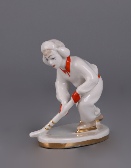 Скульптура Юный хоккеист - фото - 3