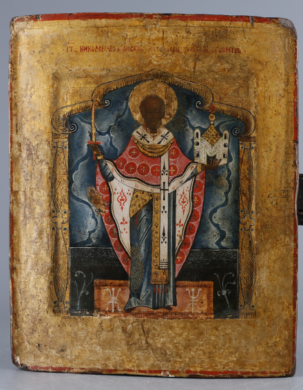 Икона Святой Николай Можайский - фото - 2