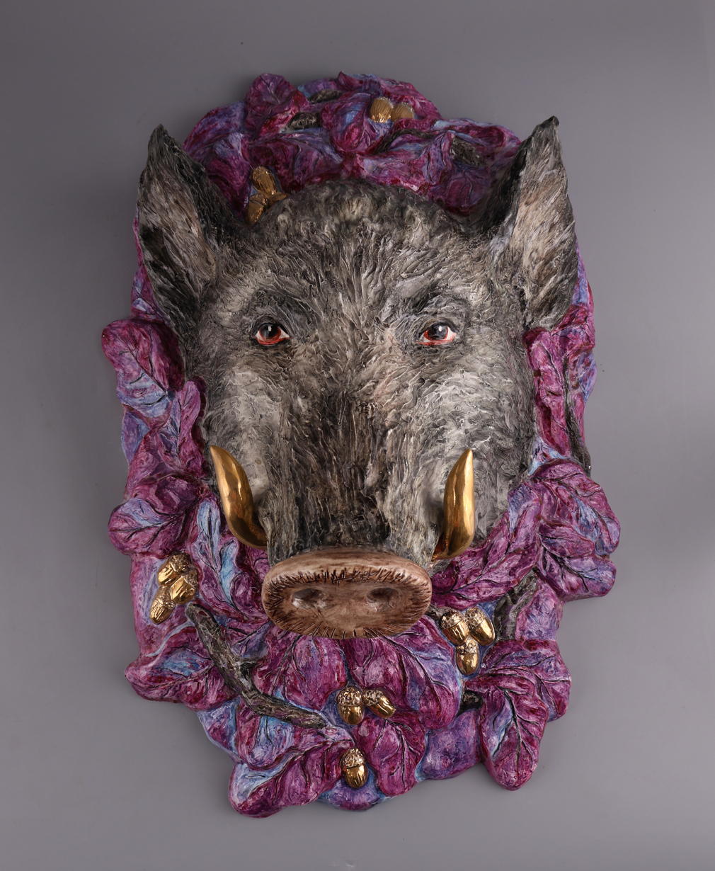 Настенное панно Голова кабана 0052-26