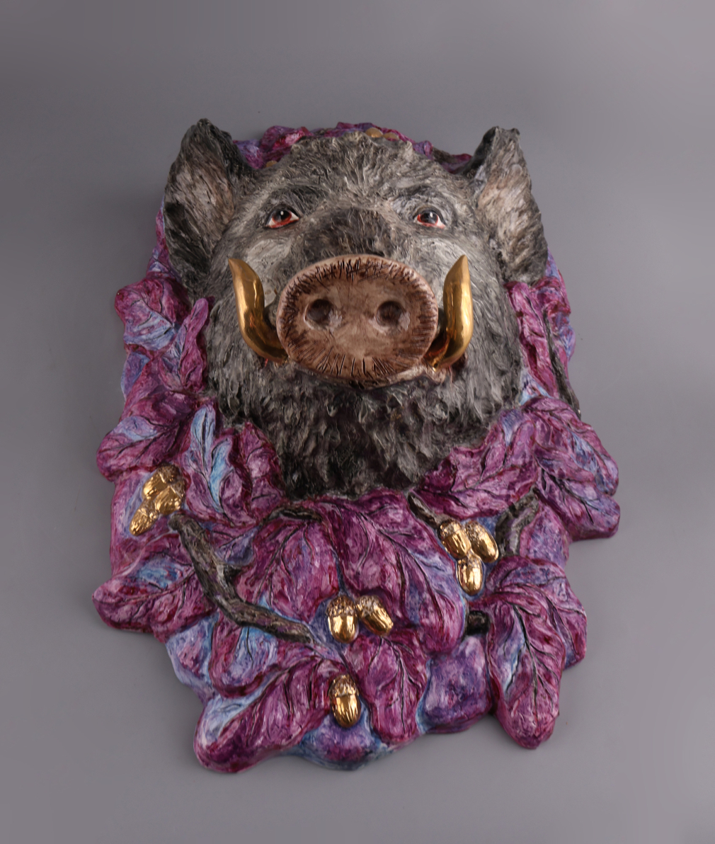 Настенное панно Голова кабана 0052-26