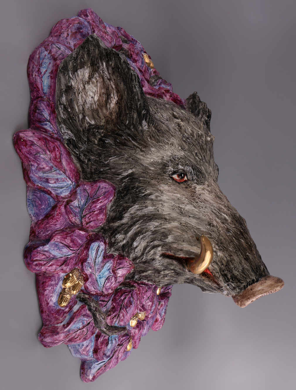 Настенное панно Голова кабана 0052-26