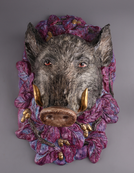 Настенное панно Голова кабана - фото - 4