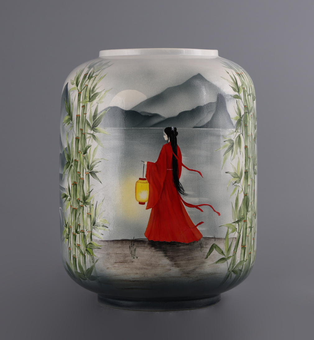 Ваза в китайском стиле - фото - 3