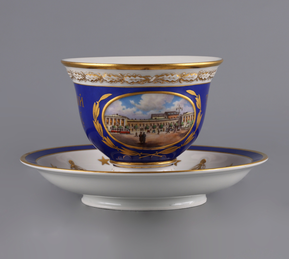 Чайная пара «125 лет Малому театру» Meissen - фото - 6