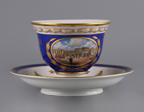 Чайная пара «125 лет Малому театру» Meissen - фото - 6