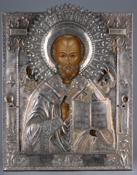 Икона Святой Николай Чудотворец/ Ярославль, 1814 г. - фото - 4