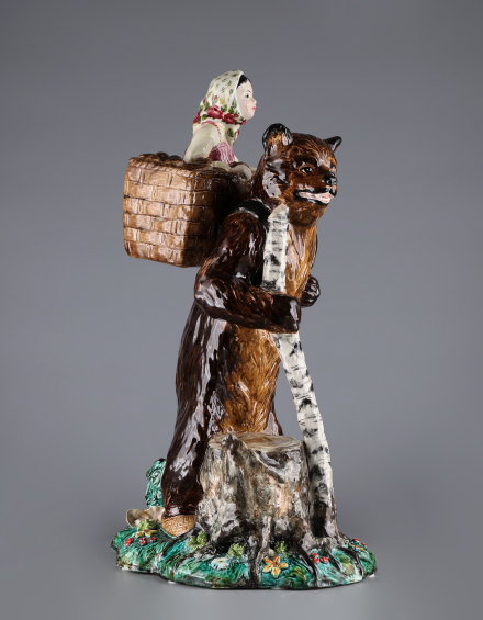 Скульптура Маша и медведь - фото - 4