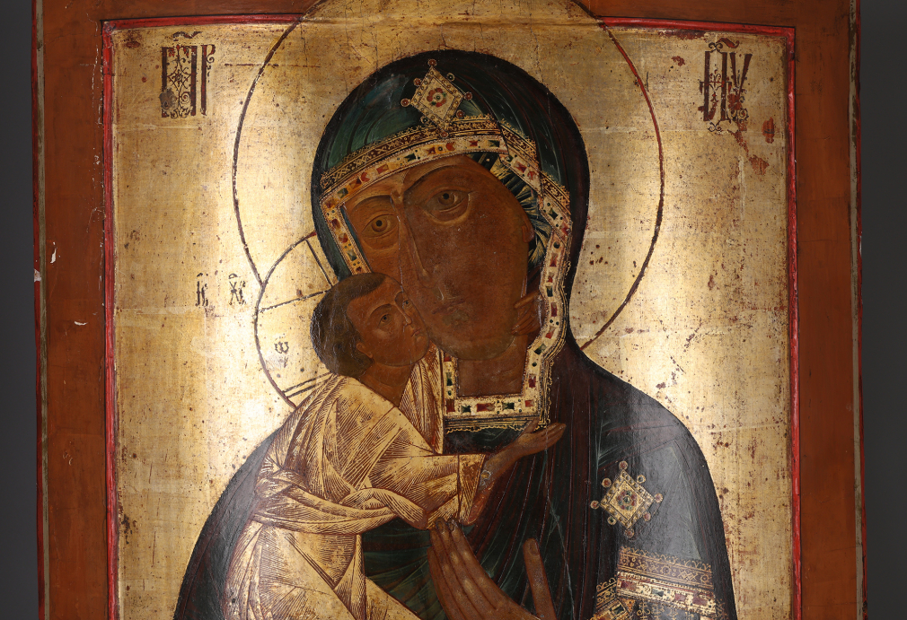 Икона Богородица Феодоровская 00107-26