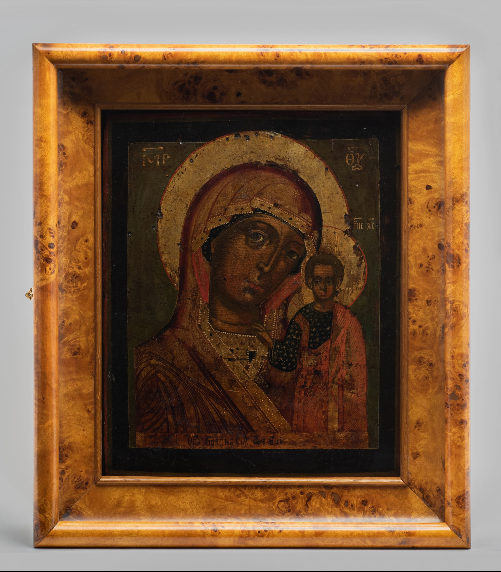 Икона Богородица Казанская. XVIII век - фото - 9