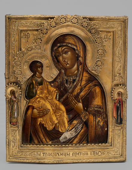 Икона Богородица Троеручица - фото - 9
