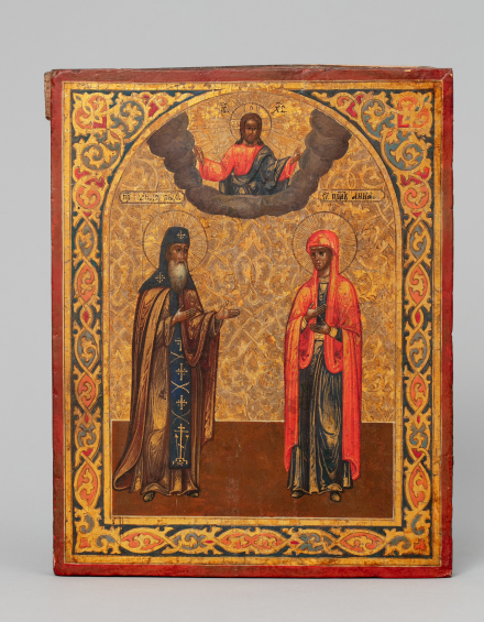 Икона Святые Иоанн Рыльский и Анна - фото - 6