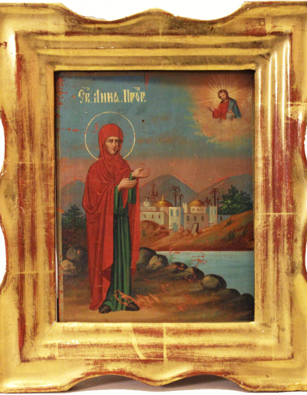 Икона Святая Анна Пророчица - фото - 3