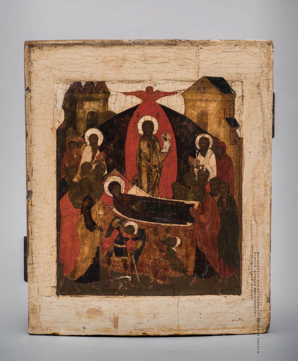 Икона Успение Пресвятой Богородицы/ из собрания Михаила Де Буара (Елизаветина) 480-16