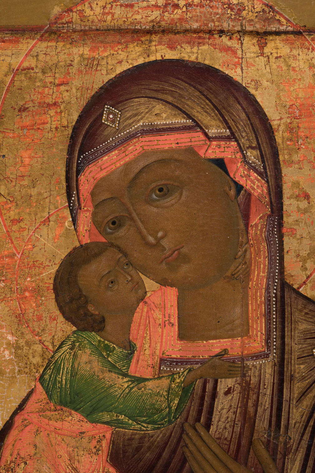 Феодоровская икона Божией матери 19 век